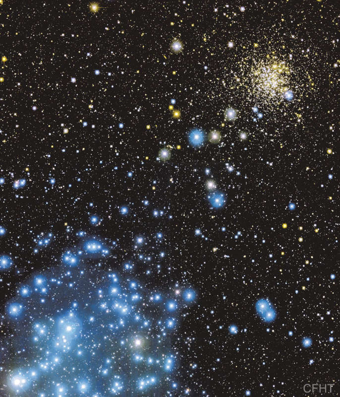 Звездные скопления M35 и NGC 2158