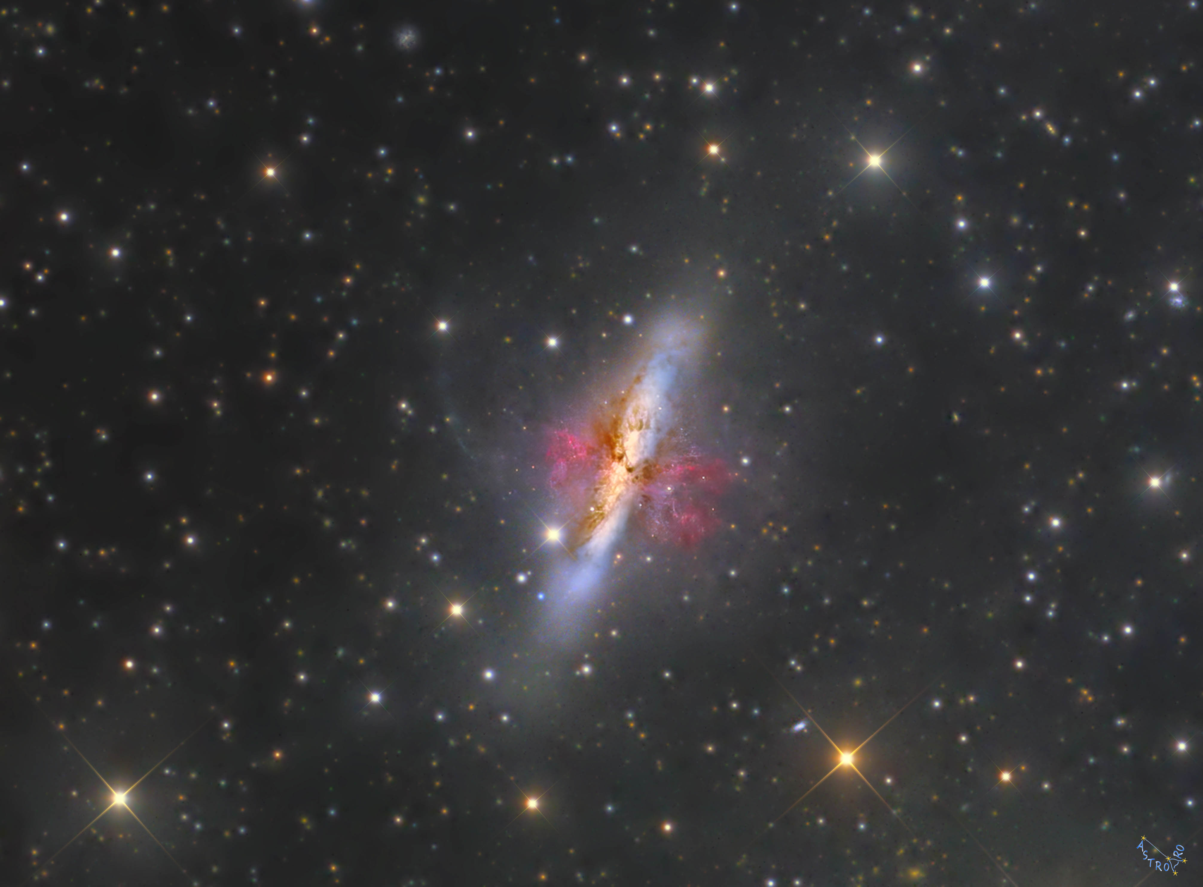M82: Starburst Galaxy with a Superwind