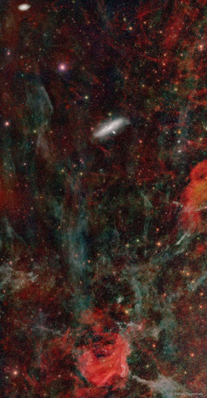 The Deep Sky Toward Andromeda