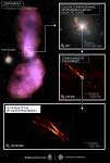 Телескоп горизонта событий разрешает центральный джет от черной дыры в Центавре А