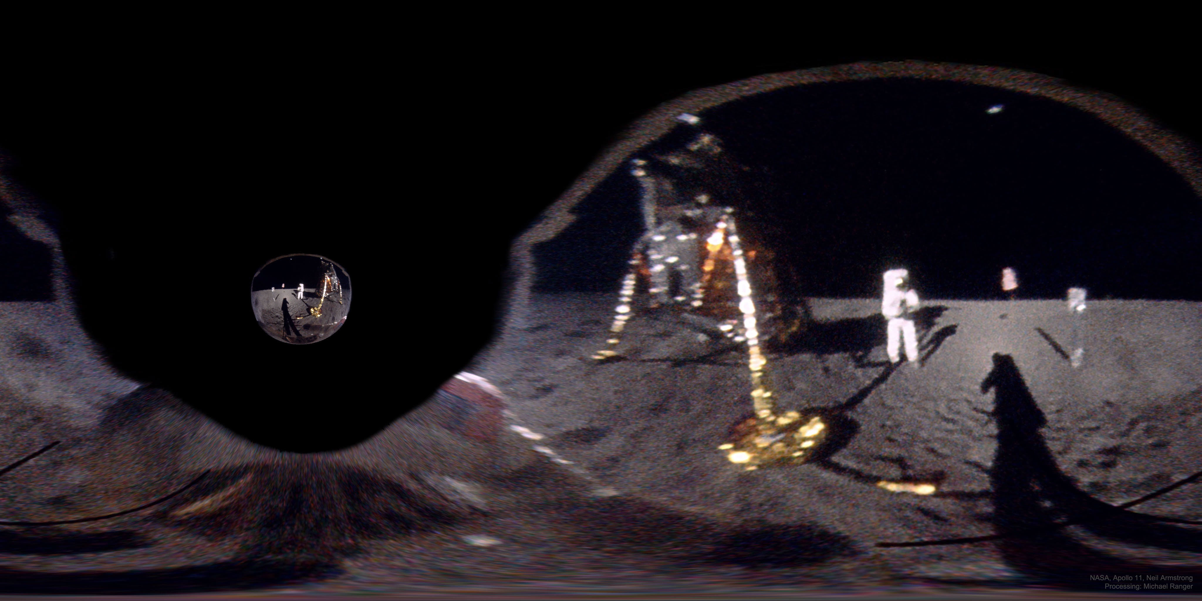 Unwrapped: Five Decade Old Lunar Selfie