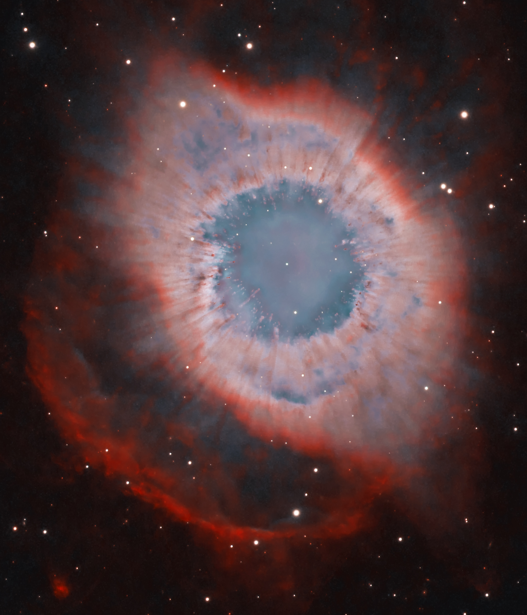 Где найти глаз бога. Туманность NGC 7293. Туманность Геликс. Туманность NGC 7293 «улитка». Туманность Хеликс Небула.