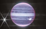 Юпитер и его кольцо в инфракрасном свете от телескопа "Джеймс Вебб"
