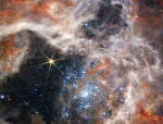 Zvezdy v tumannosti Tarantul ot teleskopa "Dzheims Vebb"