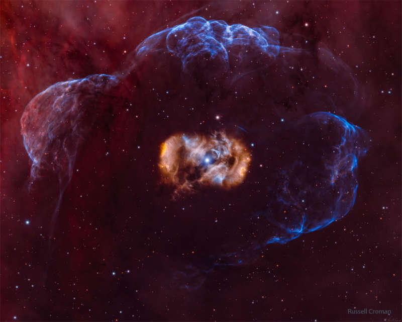 NGC 6164: Dragons Egg Nebula and Halo