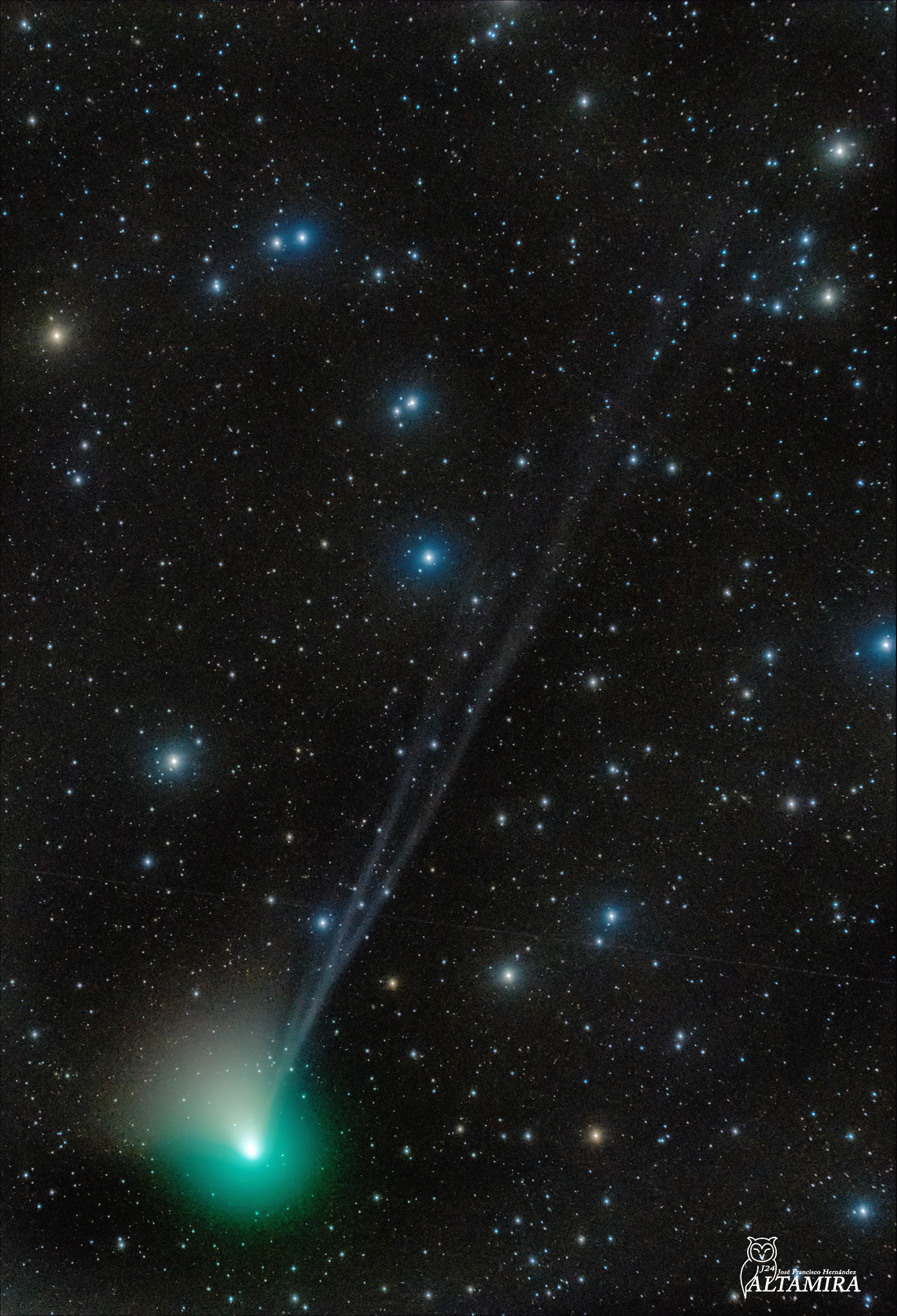 APOD: 2023 January 9  Tails of Comet ZTF
