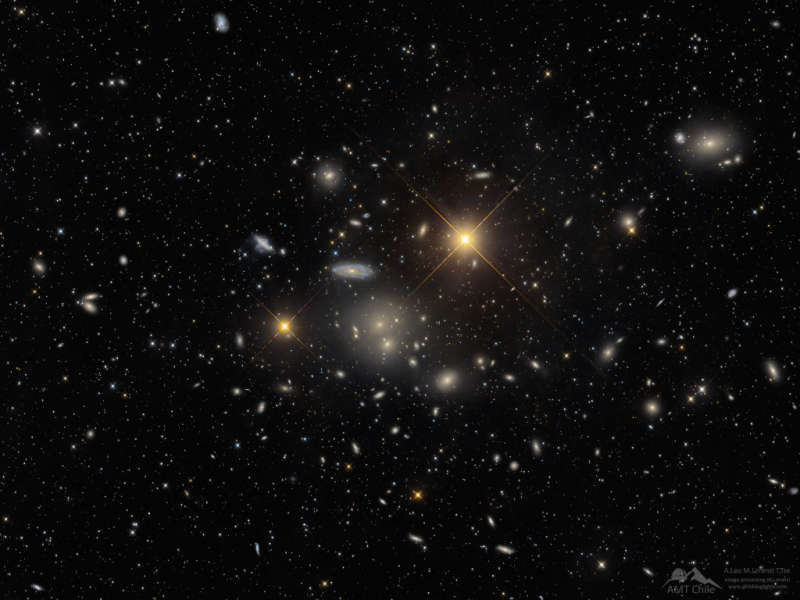 Скопление галактик в Гидре