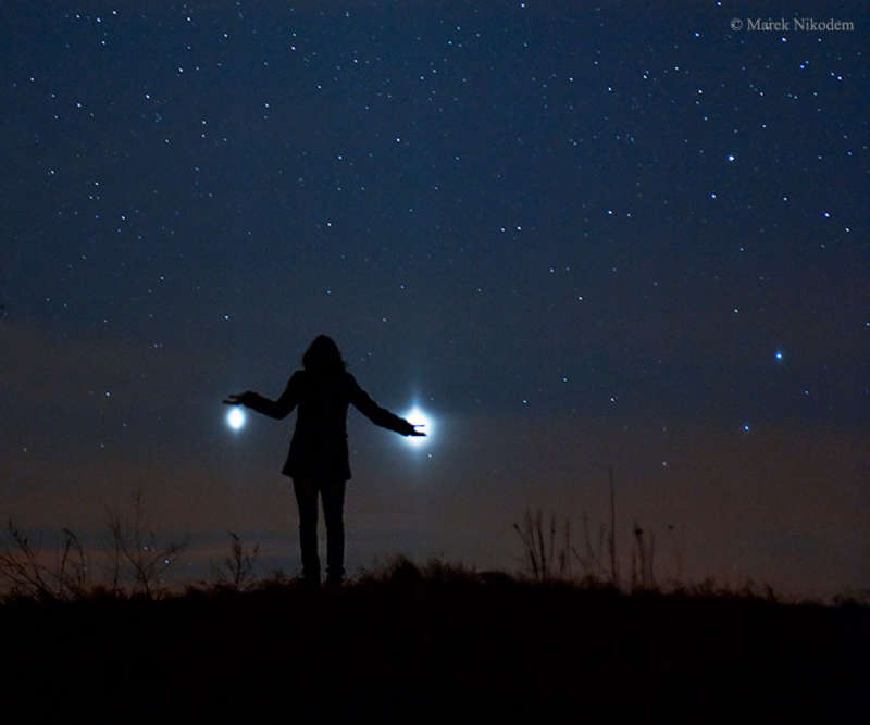 APOD: 2023 March 6 Б Jupiter and Venus from Earth
