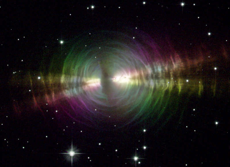 APOD: 2023 April 9 Б The Egg Nebula in Polarized Light