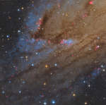 NGC 206 и звездные облака Андромеды