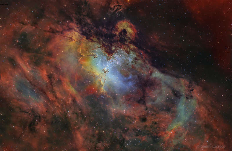 APOD: 2023 May 15 Б M16: Eagle Nebula Deep Field