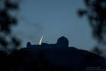 Обсерватория на фоне покрытия Юпитера Луной