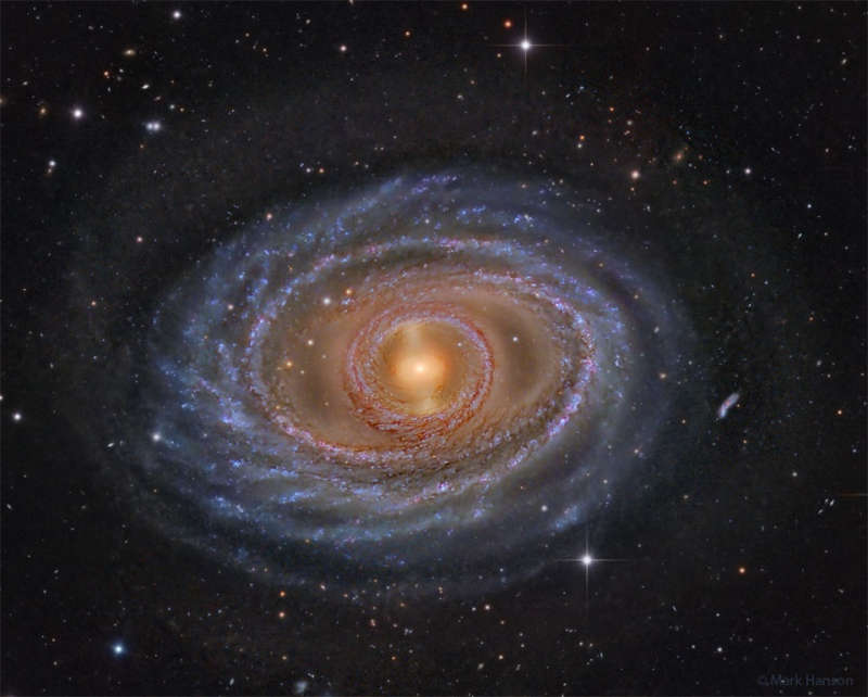 Кольца и перемычка в спиральной галактике NGC 1398