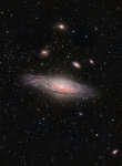 NGC 7331 и за ней