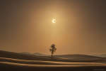 APOD: 2023 October 1 Б A Desert Eclipse