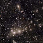 Скопление галактик в Персее от телескопа "Евклид"
