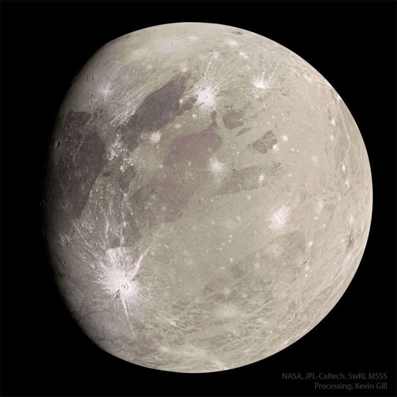 APOD: 2023 November 28 Б Ganymede from Juno