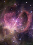 Звездное скопление IC 348 от телескопа "Джеймс Вебб"