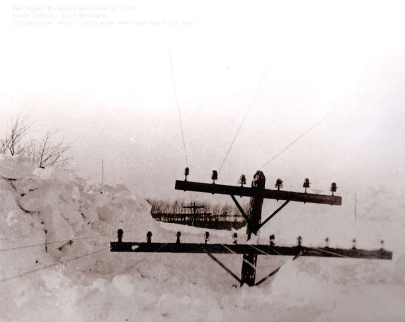 APOD: 2024 January 21  The Upper Michigan Blizzard of 1938