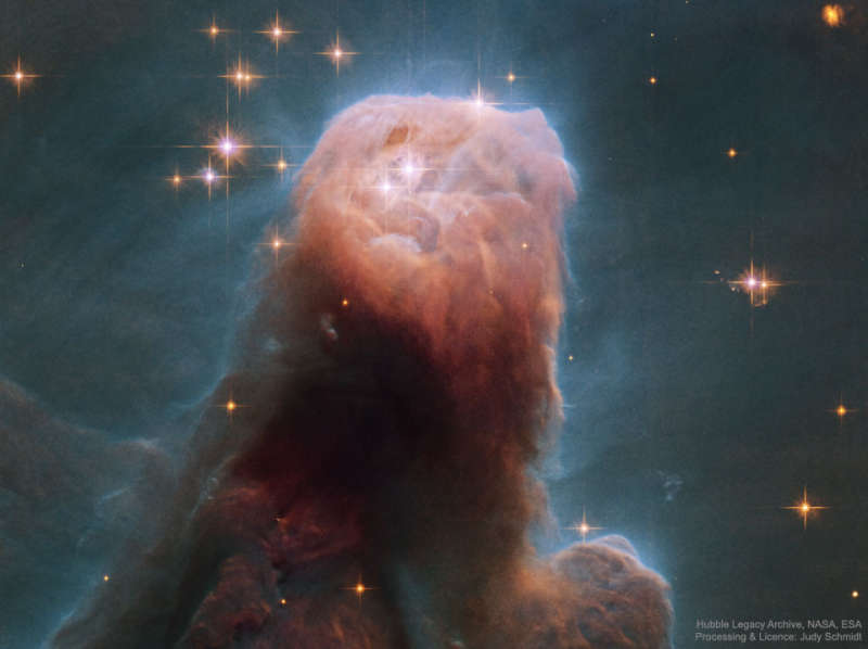 APOD: 2024 February 4 B The Cone Nebula from Hubble
