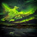 APOD: 2024 February 25 Б A Phoenix Aurora over Iceland