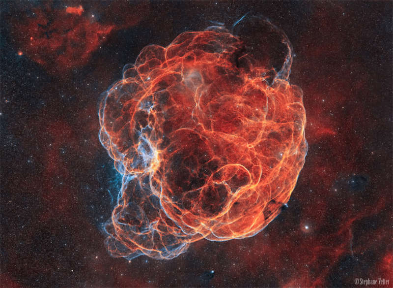 APOD: 2024 February 27  Supernova Remnant Simeis 147