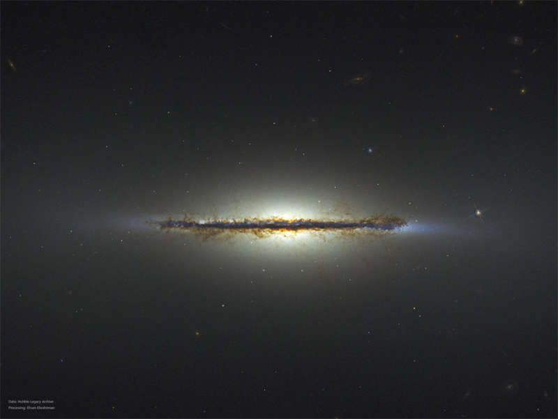 APOD: 2024 March 6  M102: Edge on Disk Galaxy