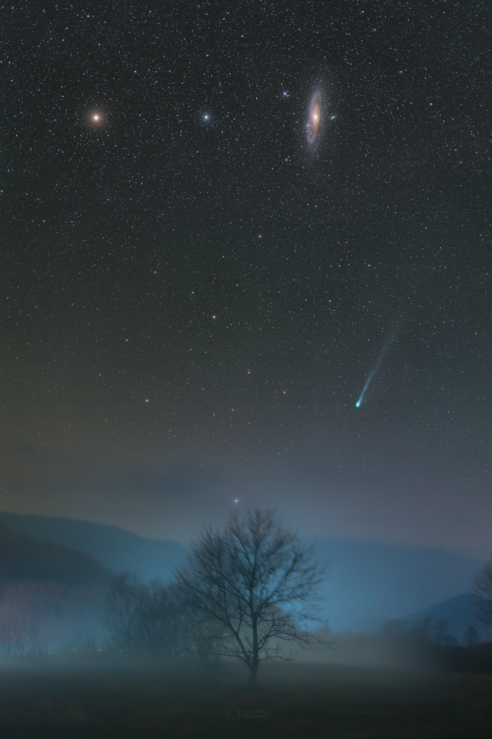 Comet 12P/Pons Brooks in Northern Spring