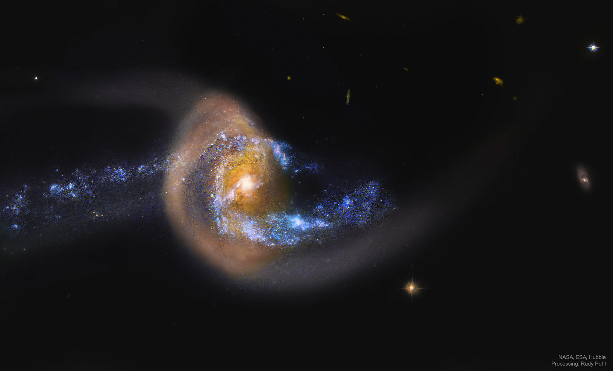 NGC 7714: vspyshka zvezdoobrazovaniya posle stolknoveniya galaktik