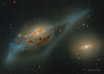 "Glaza" v cepochke galaktik Markaryana