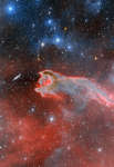 APOD: 2024 May 21  CG4: The Globule and the Galaxy