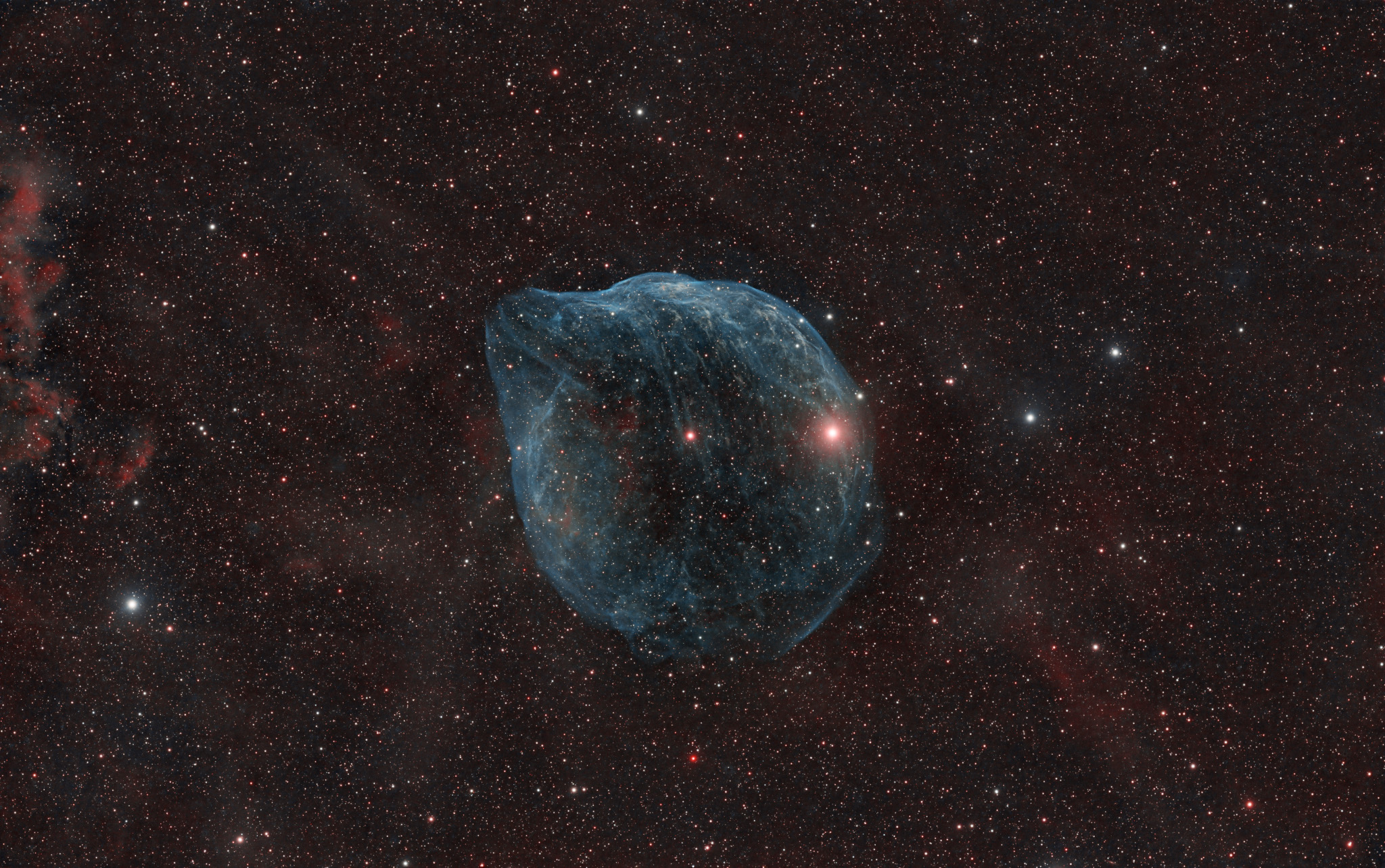 Sharpless 308: tumannost' Golova Del'fina