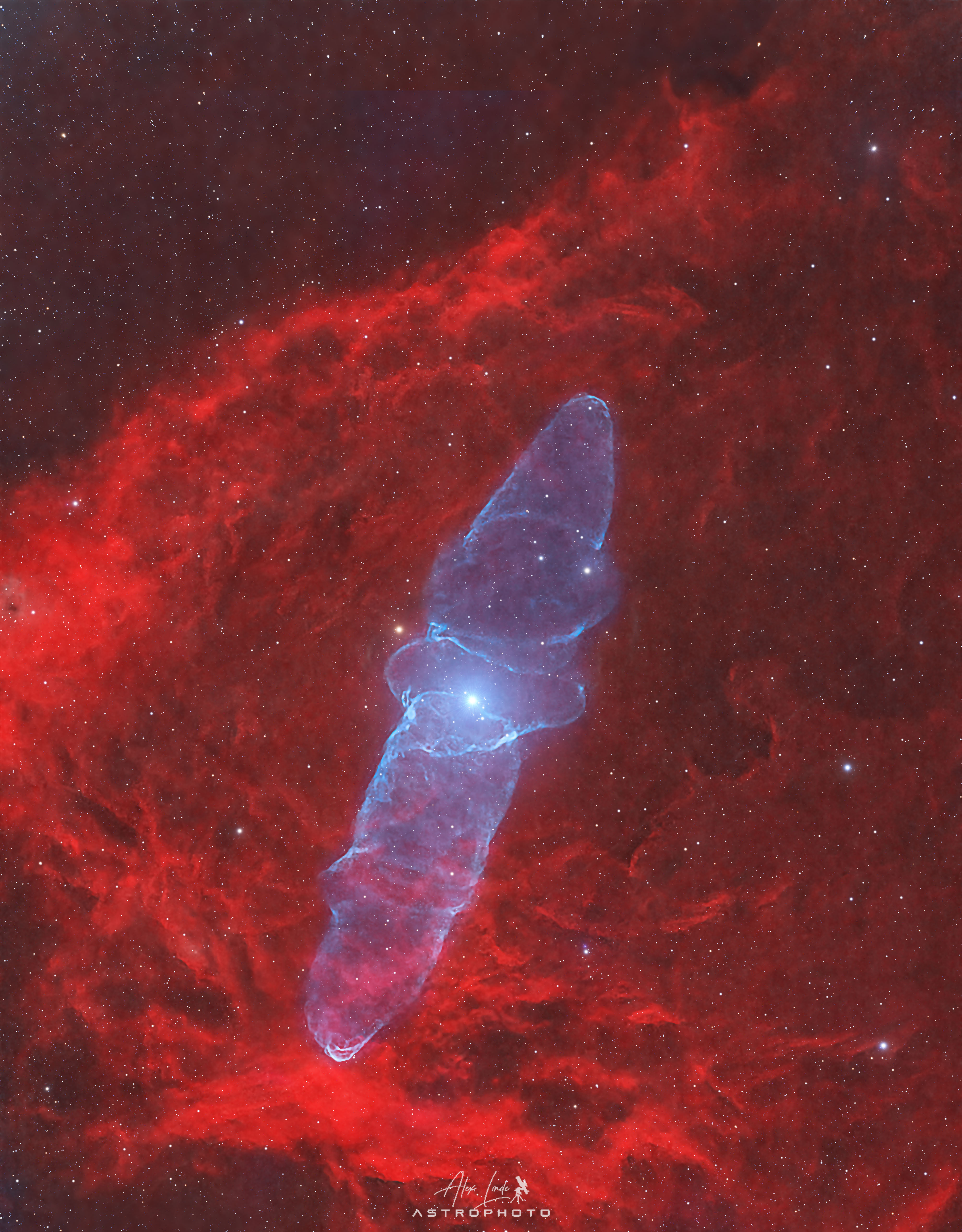 APOD: 2024 June 17  Ou4: The Giant Squid Nebula