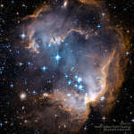 NGC 602: zvezdnoe skoplenie Ustrica