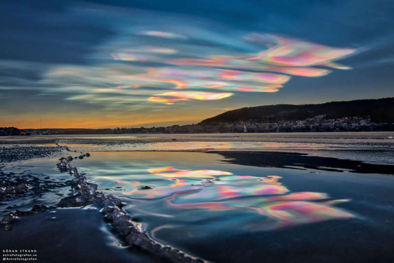 APOD: 2024 July 7  Iridescent Clouds over Sweden