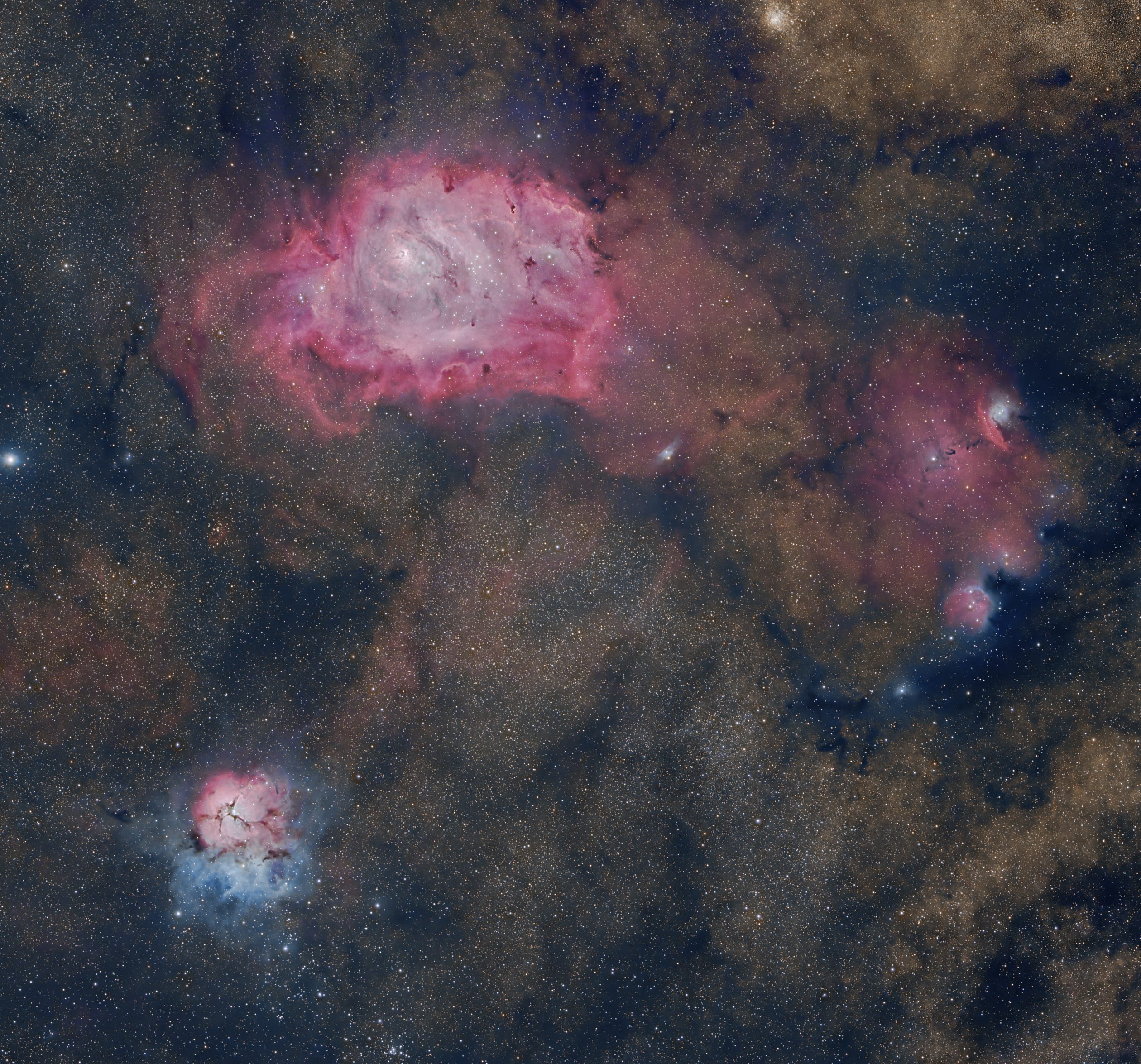 A Sagittarius Triplet