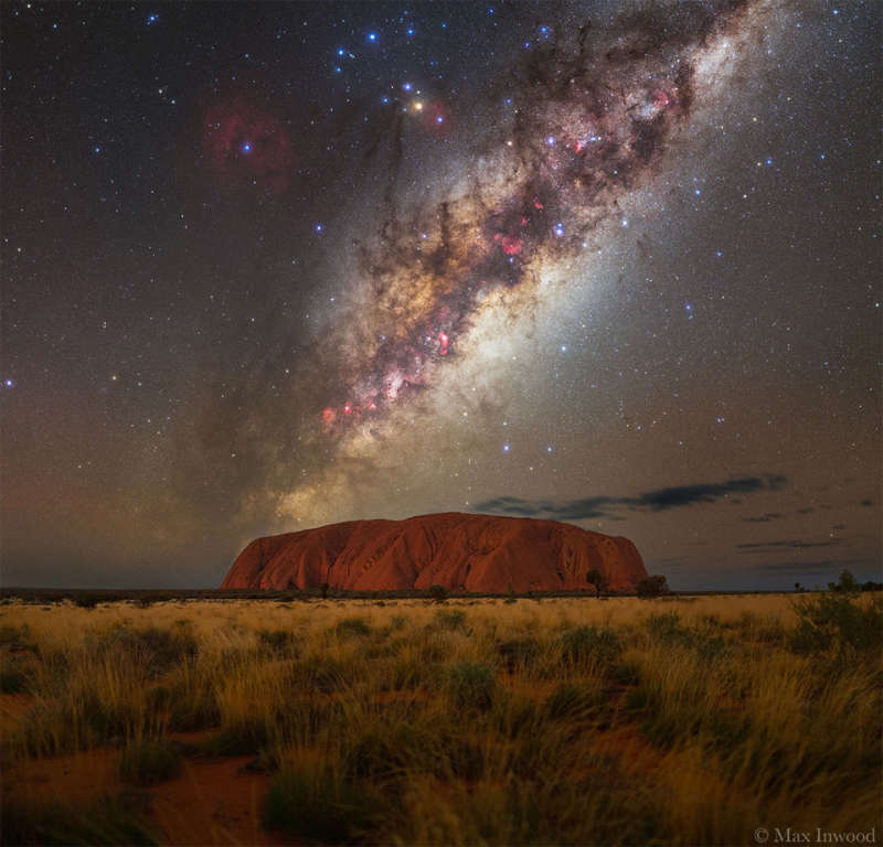 APOD: 2024 July 29 B Milky Way over Uluru