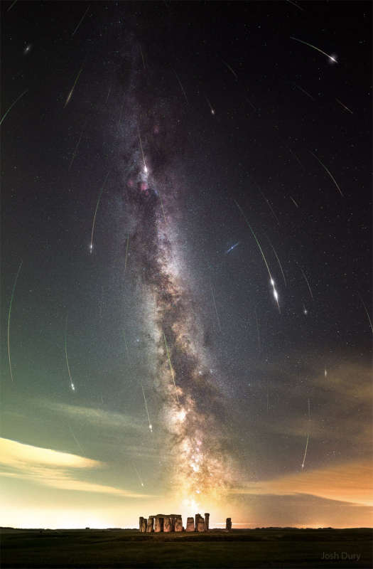 APOD: 2024 August 12  Perseid Meteors over Stonehenge