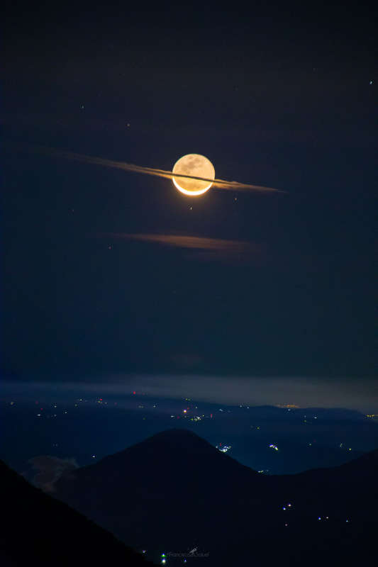 APOD: 2024 September 1 B The Moon Dressed Like Saturn