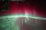 Aurora Australis and the International Space Station