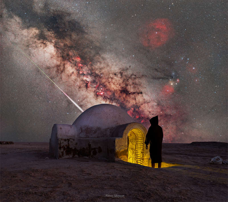 APOD: 2024 August 5 B Milky Way Over Tunisia