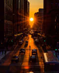 APOD: 2024 September 22 B Chicagohenge: Equinox in an Aligned City