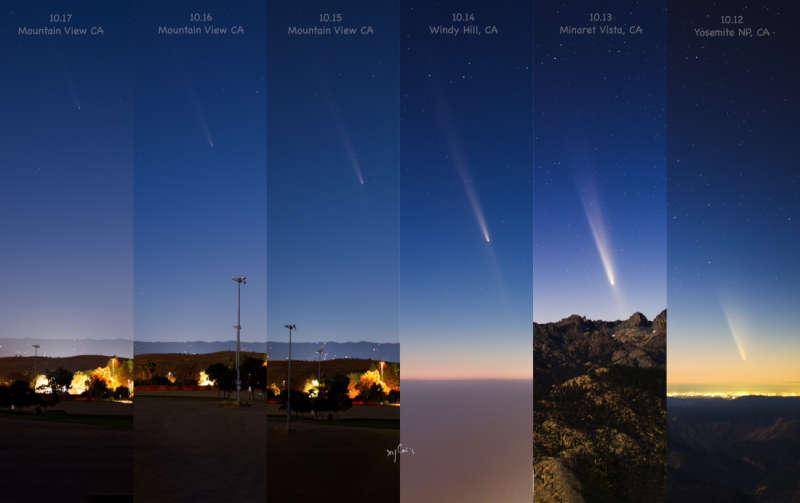 Comet Tsuchinshan ATLAS Flys Away