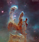 APOD: 2024 October 22 B M16: Pillars of Star Creation