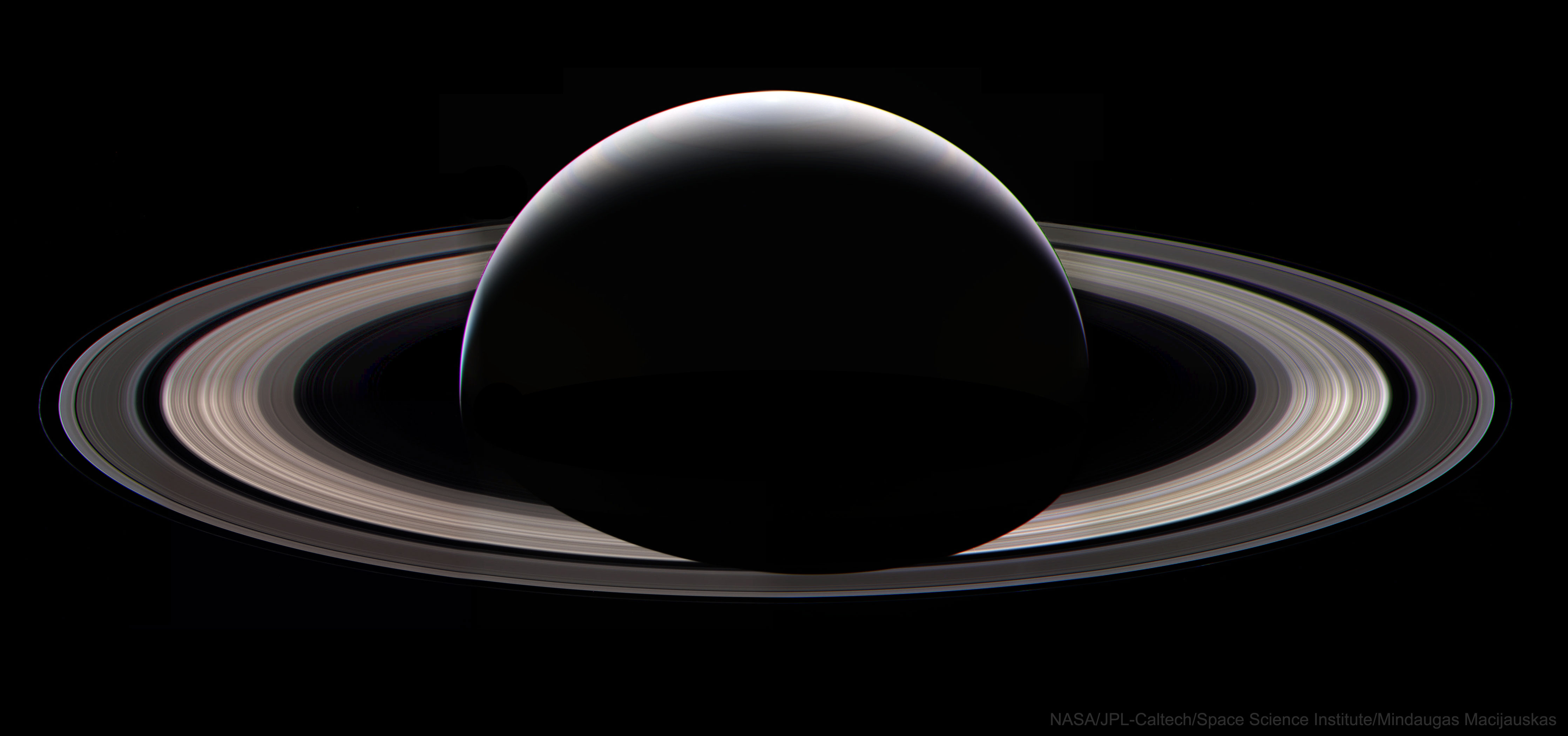 Saturn at Night