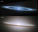 APOD: 2024 November 26 B The Sombrero Galaxy from Webb and Hubble