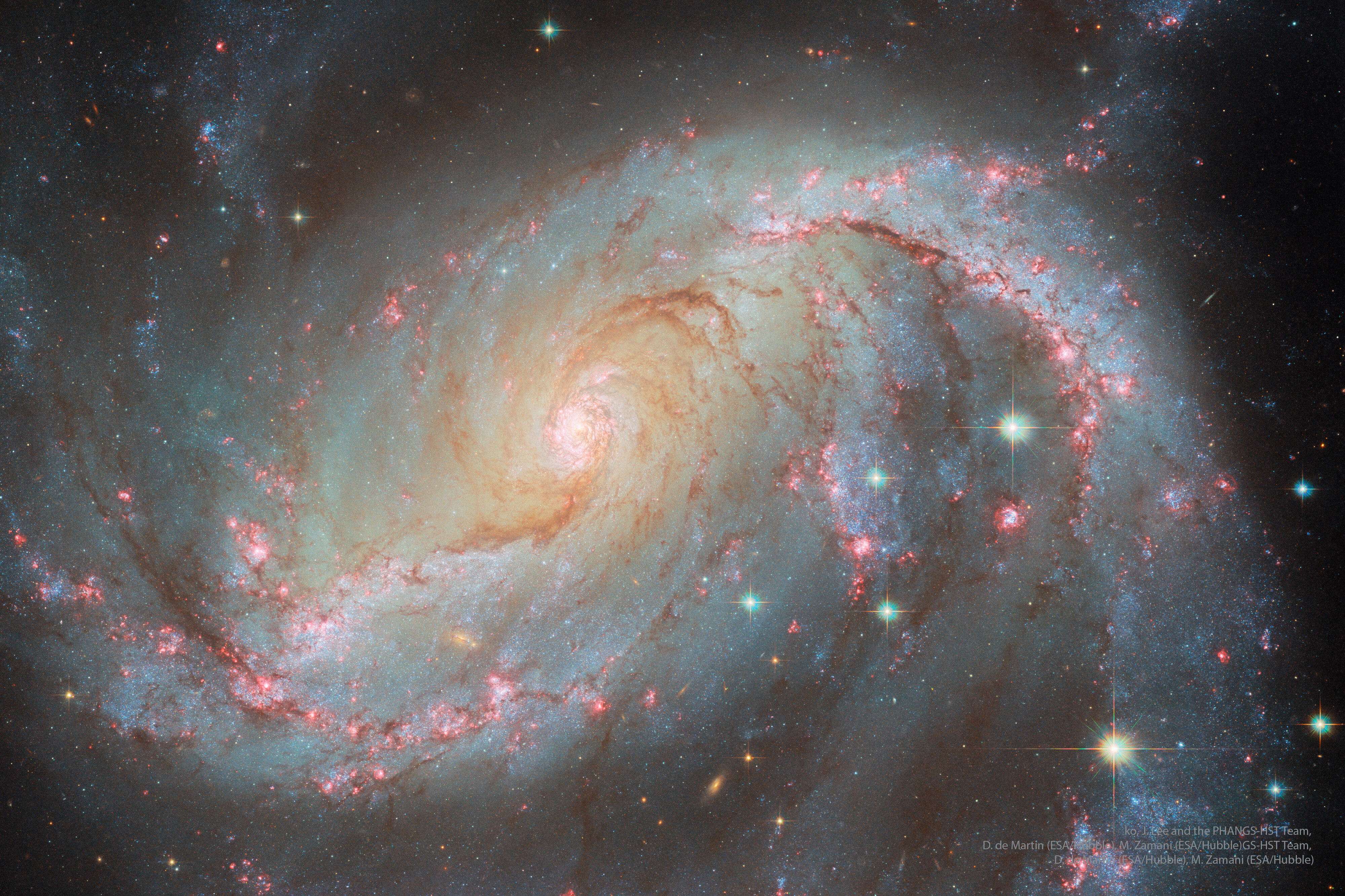 APOD: 2025 March 11 B NGC 1672: Barred Spiral Galaxy from Hubble