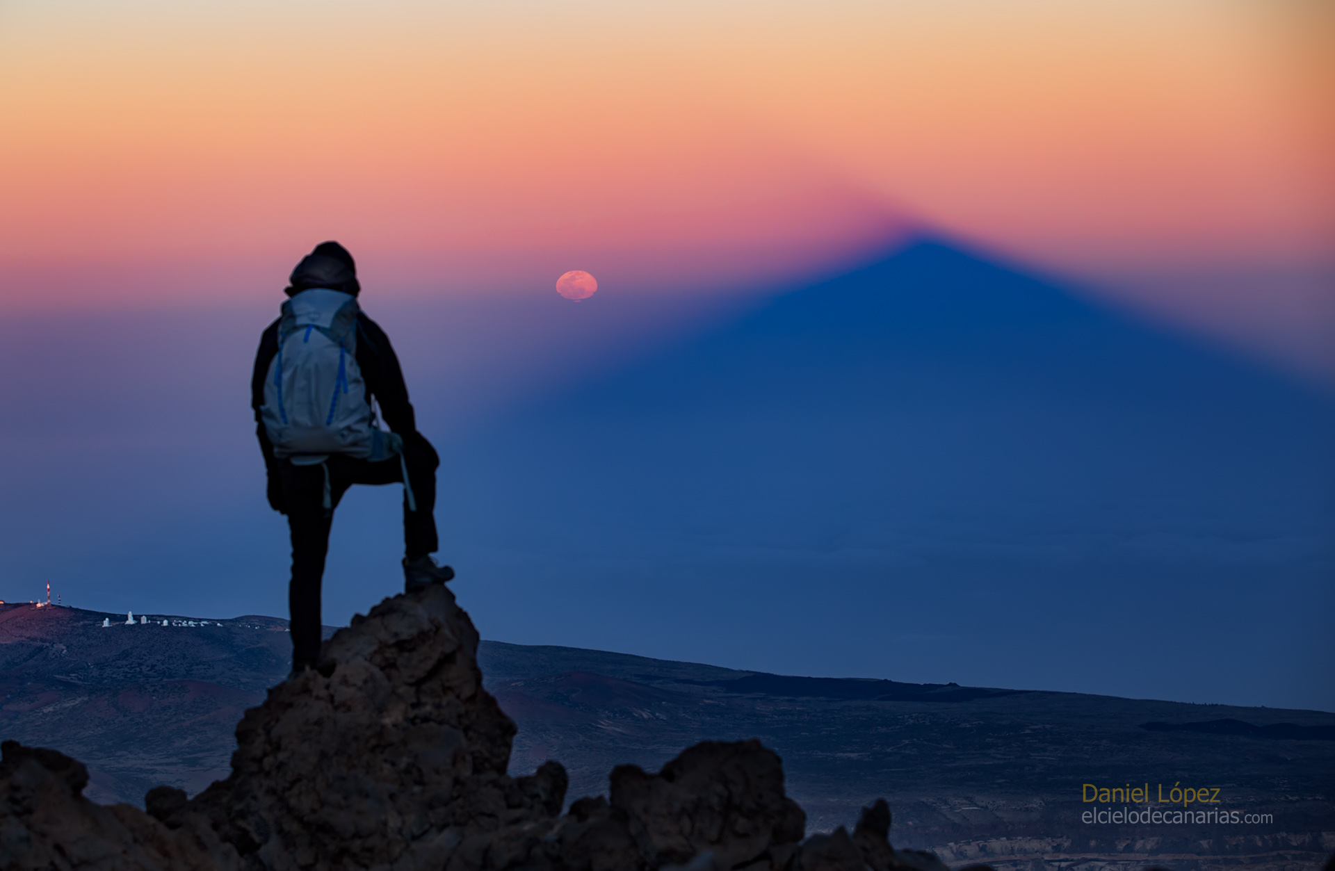 Moon Pi and Mountain Shadow