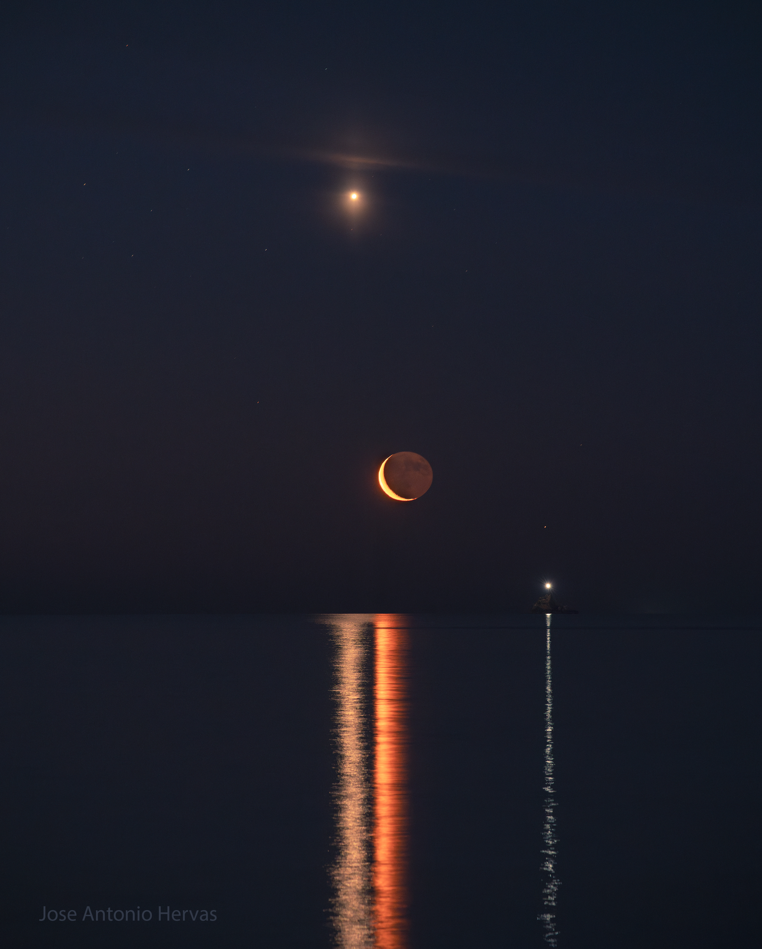 APOD: 2025 May 5  Planet Lines Across Water