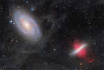 APOD: 2025 May 7 B Galaxy Wars: M81 versus M82